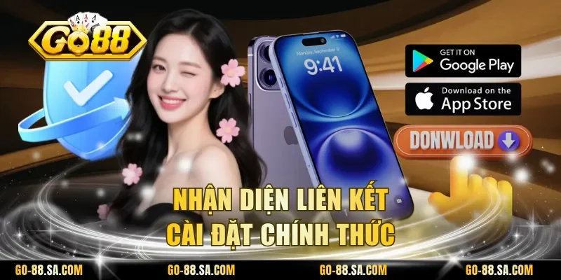 Nhận diện liên kết cài đặt chính thức