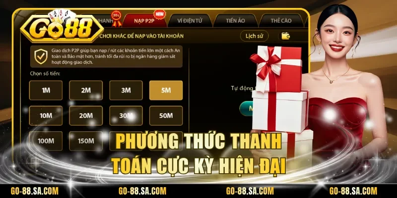 Phương thức thanh toán cực kỳ hiện đại